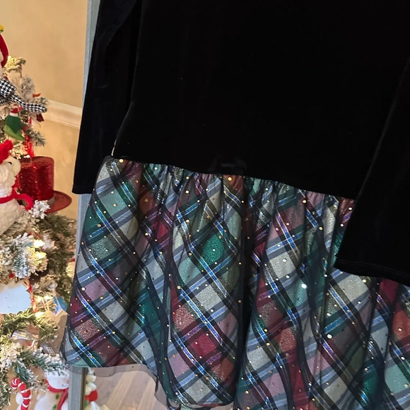 BONNIE Jean Velvet Fit and Flare Dress Size 16‎ - Picture 9 of 9